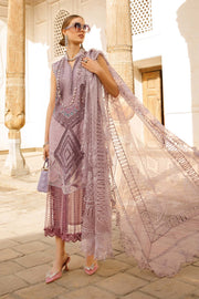 Maria.B Voyage A Luxe Lawn Unstitched Embroidered 3Piece Suit D-2301-A