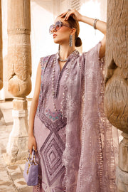 Maria.B Voyage A Luxe Lawn Unstitched Embroidered 3Piece Suit D-2301-A