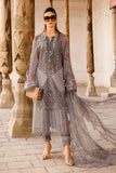 Maria.B Voyage A Luxe Lawn Unstitched Embroidered 3Piece Suit D-2301-B