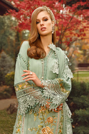 Maria.B Voyage A Luxe Lawn Unstitched Embroidered 3Piece Suit D-2302-B