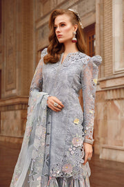 Maria.B Voyage A Luxe Lawn Unstitched Embroidered 3Piece Suit D-2304-B