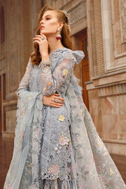 Maria.B Voyage A Luxe Lawn Unstitched Embroidered 3Piece Suit D-2304-B