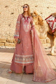 Maria.B Voyage A Luxe Lawn Unstitched Embroidered 3Piece Suit D-2305-B