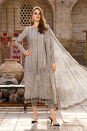 Maria.B Voyage A Luxe Lawn Unstitched Embroidered 3Piece Suit D-2308-B