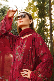 Maria.B Voyage A Luxe Lawn Unstitched Embroidered 3Piece Suit D-2309-A