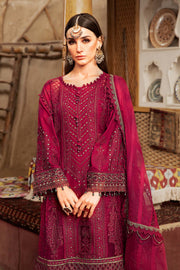 Maria.B Voyage A Luxe Lawn Unstitched Embroidered 3Piece Suit D-2311-B