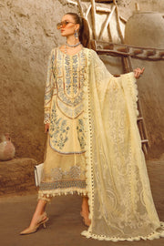 Maria.B Voyage A Luxe Lawn Unstitched Embroidered 3Piece Suit D-2312-A