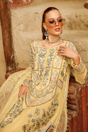 Maria.B Voyage A Luxe Lawn Unstitched Embroidered 3Piece Suit D-2312-A