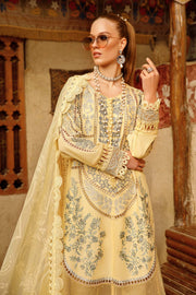 Maria.B Voyage A Luxe Lawn Unstitched Embroidered 3Piece Suit D-2312-A