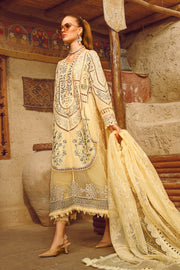Maria.B Voyage A Luxe Lawn Unstitched Embroidered 3Piece Suit D-2312-A