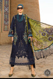Maria.B Voyage A Luxe Lawn Unstitched Embroidered 3Piece Suit D-2313-B