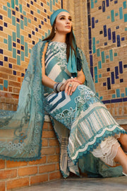 Maria.B Voyage A Luxe Lawn Unstitched Embroidered 3Piece Suit D-2314-B