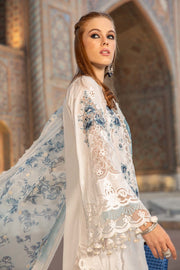 Maria.B Voyage A Luxe Lawn Unstitched Embroidered 3Piece Suit D-2315-A