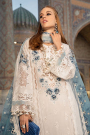 Maria.B Voyage A Luxe Lawn Unstitched Embroidered 3Piece Suit D-2315-A