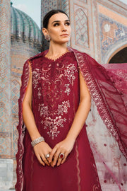 Maria.B Voyage A Luxe Lawn Unstitched Embroidered 3Piece Suit D-2315-B