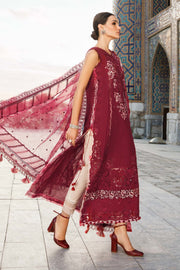 Maria.B Voyage A Luxe Lawn Unstitched Embroidered 3Piece Suit D-2315-B