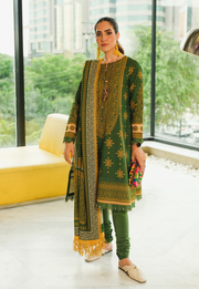 Rang Rasiya Dosti The Winter Affair Unstitched 3Pc Suit D-35 Zeenat
