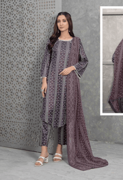 Amna Sohail by Tawakkal Fabrics Malena Printed Linen 3Pc Suit D-7836