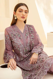 Ramsha Rangoon Vol-07 Luxury Chiffon Unstitched 3 Piece Suit D-702 - FaisalFabrics.pk