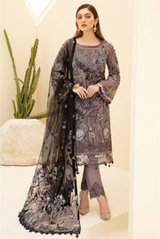 Ramsha Rangoon Vol-07 Luxury Chiffon Unstitched 3 Piece Suit D-703 - FaisalFabrics.pk