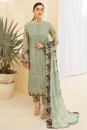Ramsha Rangoon Vol-07 Luxury Chiffon Unstitched 3 Piece Suit D-706 - FaisalFabrics.pk