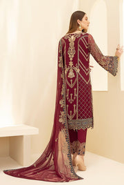 Ramsha Rangoon Vol-07 Luxury Chiffon Unstitched 3 Piece Suit D-708 - FaisalFabrics.pk