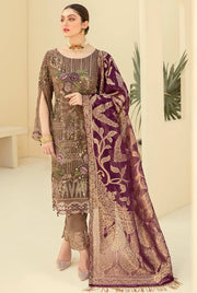 Ramsha Rangoon Vol-07 Luxury Chiffon Unstitched 3 Piece Suit D-712 - FaisalFabrics.pk