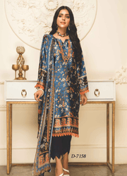 Rashid Textile Digital Printed Luxury Silk Unstitched 3Pc Suit D-7158