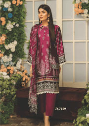 Rashid Textile Digital Printed Luxury Silk Unstitched 3Pc Suit D-7159