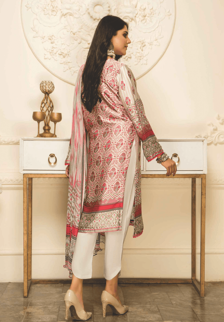 Rashid Textile Digital Printed Luxury Silk Unstitched 3Pc Suit D-7160