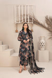 Tawakkal Fabrics Manahil Printed Linen Unstitched 3Pc Suit D-7774