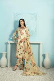 Tehreem by Tawakkal Fabrics Digital Printed Silk 3Pc Suit D-7867