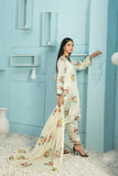 Tehreem by Tawakkal Fabrics Digital Printed Silk 3Pc Suit D-7871