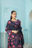 Tehreem by Tawakkal Fabrics Digital Printed Silk 3Pc Suit D-7875