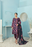 Tehreem by Tawakkal Fabrics Digital Printed Silk 3Pc Suit D-7875