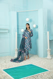 Tehreem by Tawakkal Fabrics Digital Printed Silk 3Pc Suit D-7879