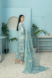 Tehreem by Tawakkal Fabrics Digital Printed Silk 3Pc Suit D-7880