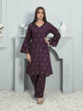 Tawakkal Fabics Winter Unstitched Embroidered Khaddar 2Pc Suit D-7954