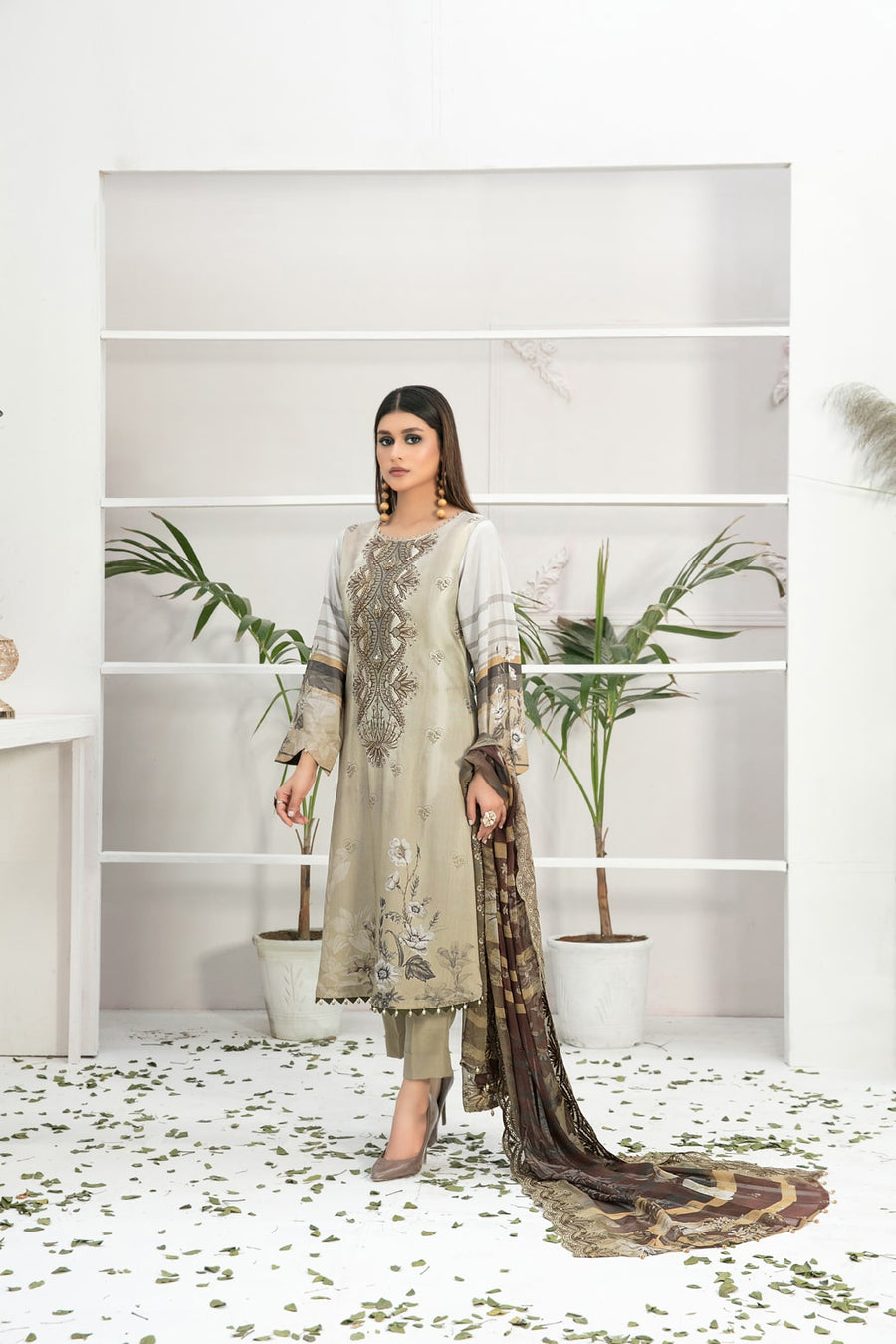 Monifa by Tawakkal Fabrics Unstitched Printed Viscose 3Pc Suit D-8016