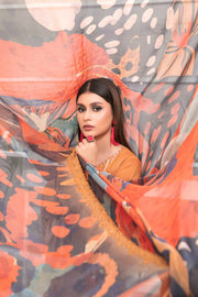 Monifa by Tawakkal Fabrics Unstitched Printed Viscose 3Pc Suit D-8018