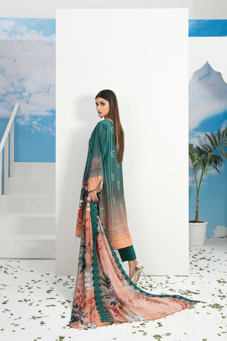 Monifa by Tawakkal Fabrics Unstitched Printed Viscose 3Pc Suit D-8022