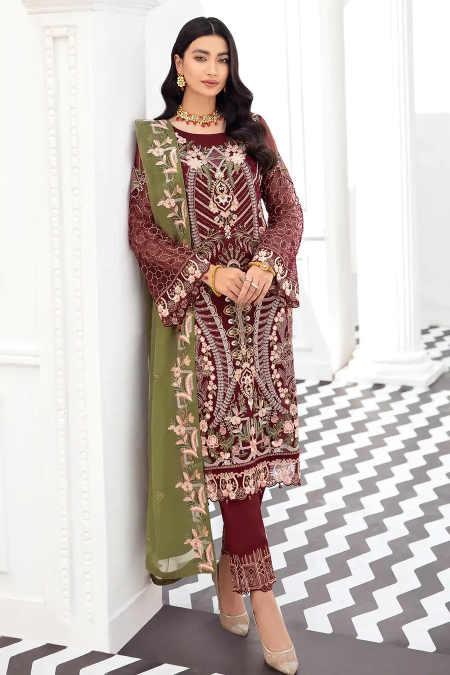 Ramsha Rangoon Vol-08 D-810