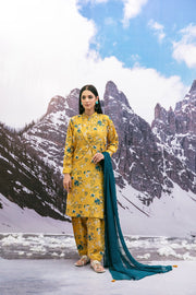 Horizons by Tawakkal Fabrics Unstitched Slub Linen 3Pc Suit D-8150