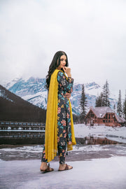 Horizons by Tawakkal Fabrics Unstitched Slub Linen 3Pc Suit D-8152
