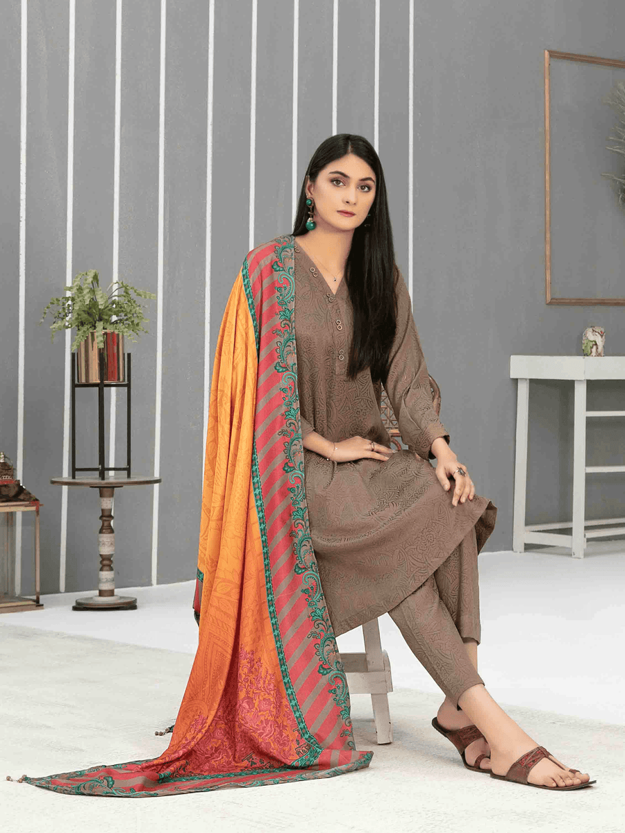 Roma by Tawakkal Fabrics Unstitched Printed Linen Jacquard Suit D-8157