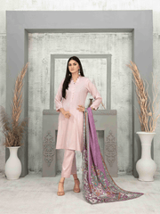 Roma by Tawakkal Fabrics Unstitched Printed Linen Jacquard Suit D-8163