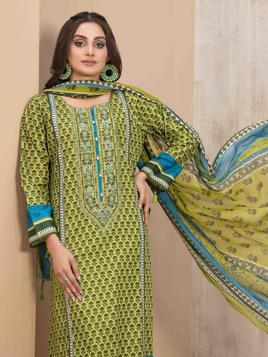 Amna Sohail by Tawakkal Fabrics ilya Printed Lawn 3 Piece Suit D-8531