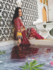 MIRAAL Embroidered Viscose Fall Winter Unstitched 3 Piece Suit D-899 - FaisalFabrics.pk