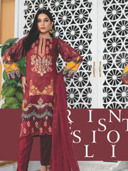 MIRAAL Embroidered Viscose Fall Winter Unstitched 3 Piece Suit D-899 - FaisalFabrics.pk