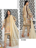 MIRAAL Embroidered Viscose Fall Winter Unstitched 3 Piece Suit D-902 - FaisalFabrics.pk